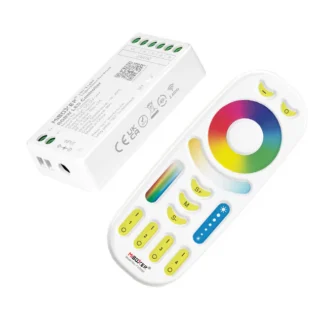 RF CONTROLLER & RECEIVER FOR RGB LED STRIP - 4 ZONE