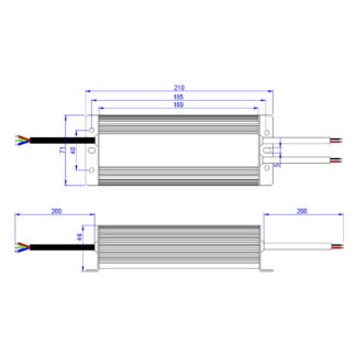 Outdoor DC12V 150W Driver