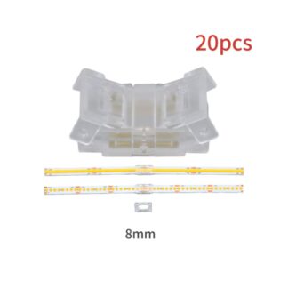 DW-2P480-8-SS | 8MM LED STRIP LIGHT JOINER/CONNECTOR (20PCS)