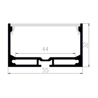 1M A5532B BLACK SURFACE PROFILE