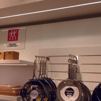 1M A001 BLACK RECESSED PROFILE