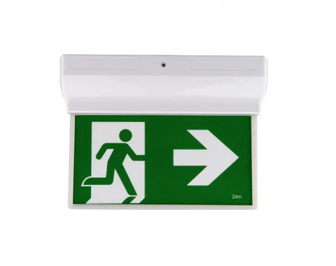 SLIM SURFACE MOUNT BLADE EXIT LIGHT 24M