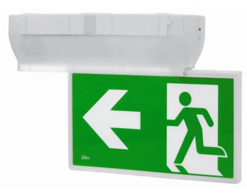 SLIM SURFACE MOUNT BLADE EXIT LIGHT 24M - Image 2