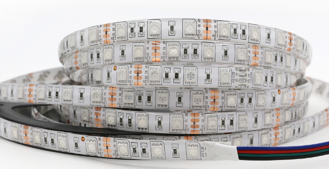 5M DC12V MULTIPLE COLOURS (RGB)IP65 STRIPS SET - Image 2