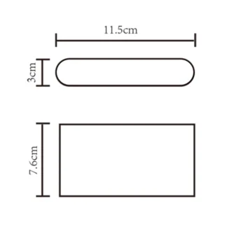 3W DOWN WALL LIGHT (SE-362-WH)