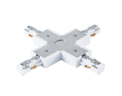 3 WIRE SURFACE MOUNT X TRACK JOINER - WHITE