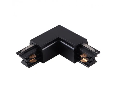 4 WIRE 'L' SURFACE TRACK JOINER - RIGHT, BLACK