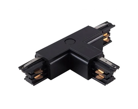 4 WIRE SURFACE 'T' TRACK JOINER -RIGHT, BLACK