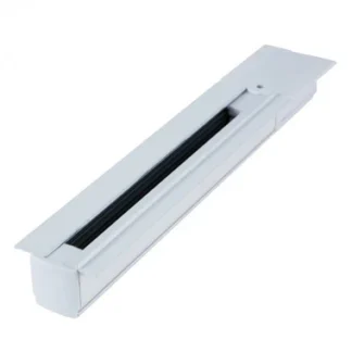 1.5M RECESSED 4 WIRE TRACK (WITH LIVE & DEAD END) WHITE (PICK UP ONLY)