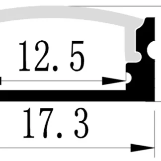 1M A002B SURFACE BLACK PROFILE