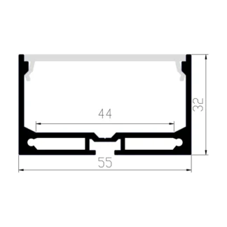 1M A5532 ALUMINIUM SURFACE PROFILE