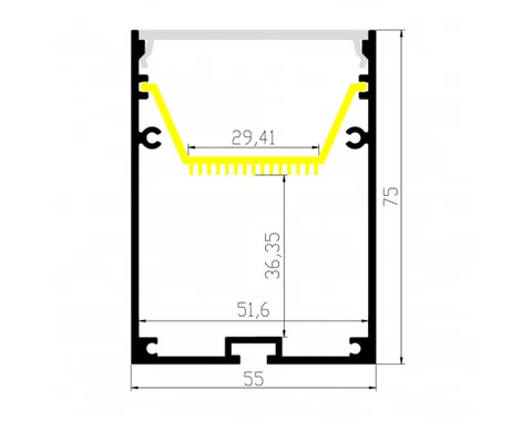 1M A5575 ALUMINIUM SUSPENSION / SURFACE MOUNT - Image 2