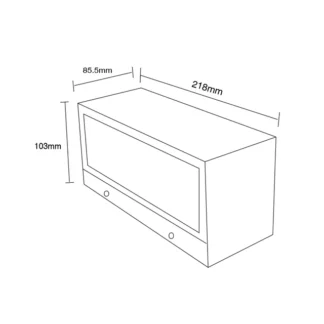 15W UP & DOWN WALL LIGHT (SE-W1128-6-BK)