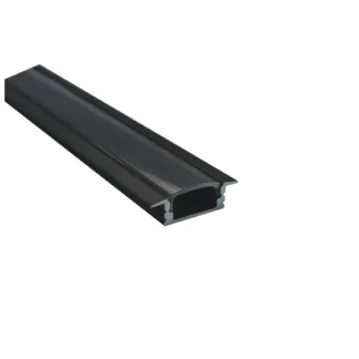 1M A001B BLACK RECESSED PROFILE