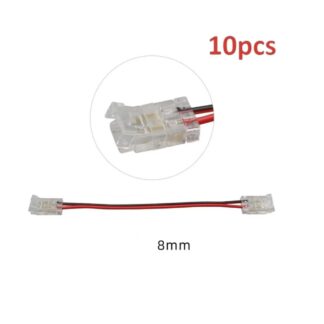 DW-2P480-8-J | 8MM LED STRIP LIGHT JOINER/CONNECTOR (10PCS)