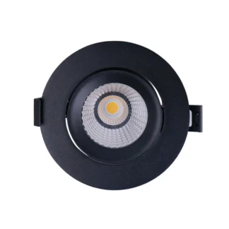 10W 90MM CUTOUT GIMMBLE LED DOWNLIGHT (DL9411-BLK)