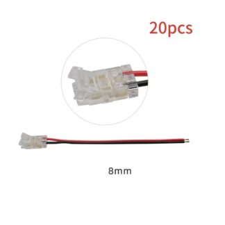 DW-2P480-8-T | 8MM LED STRIP LIGHT JOINER/CONNECTOR (20PCS)