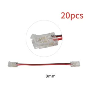 DW-2P480-8-J | 8MM LED STRIP LIGHT JOINER/CONNECTOR (20PCS)