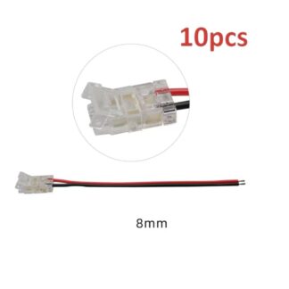 DW-2P480-8-T | 8MM LED STRIP LIGHT JOINER/CONNECTOR (10PCS)