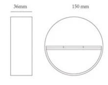 3W ROUND WALL LIGHT (SE-372001-CW)