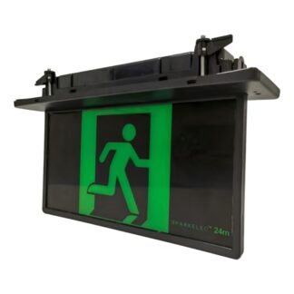 Recessed Mount LED EXIT 24M-BK