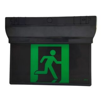 Surface Mount SLIM LED EXIT 24M-BK