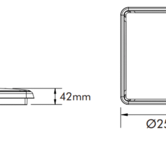 DIMMABLE 12W/15W 250MM SQUARE LED CEILING LIGHT (AC9002-TC)