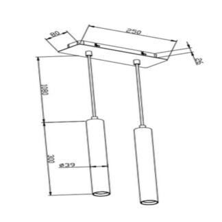 DOUBLE HEAD BLACK LIGHT PENDANT ON SALE!