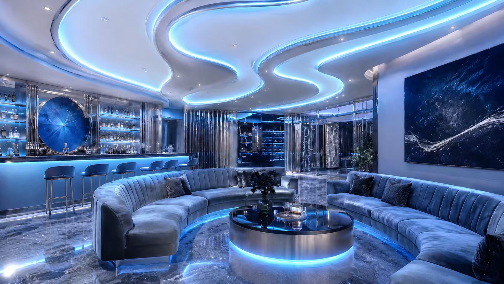 1M BLUE DC24V 10W INFINITE CUT IP20/IP65 LED STRIP - Image 3