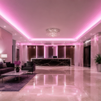 1M PINK DC24V 10W INFINITE CUT IP20/IP65 LED STRIP