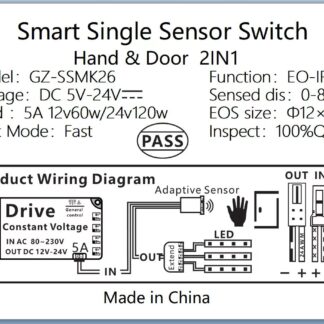 2 IN 1 DOOR SENSOR FOR LED STRIPS