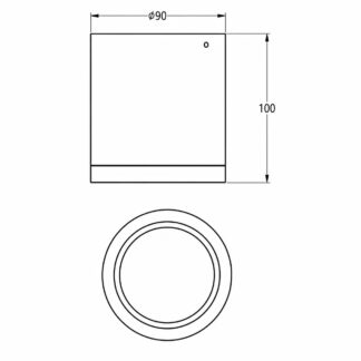 10W LED SURFACE MOUNT LIGHT (WHITE)