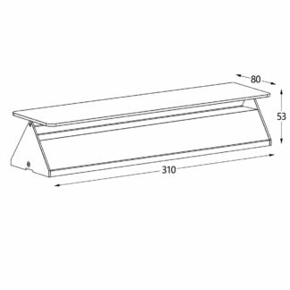 LED BEAM ADJUSTABLE WALL LIGHT